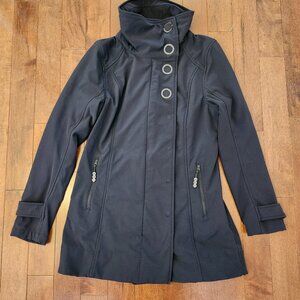 Lululemon Audrey women's long black jacket in size 8